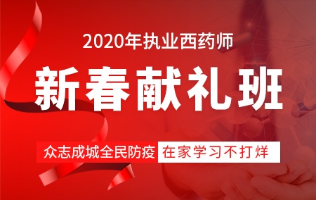 2020年执业西药师【新春献礼班】